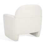 SAFAVIEH Couture Dorlies Boucle Accent Chair - 33 In W x 33.5 In D x 34 In H - 33Wx34Dx34H