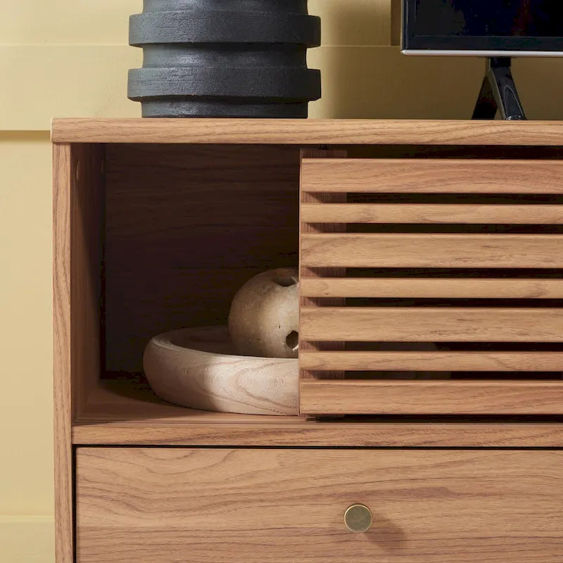 SAFAVIEH Ciera 3-Drawer Entertainment TV Media Stand (65  Flatscreen TV) - 58.7 In. x 15.2 In. x 23.9 In. - 59Wx15Dx24H