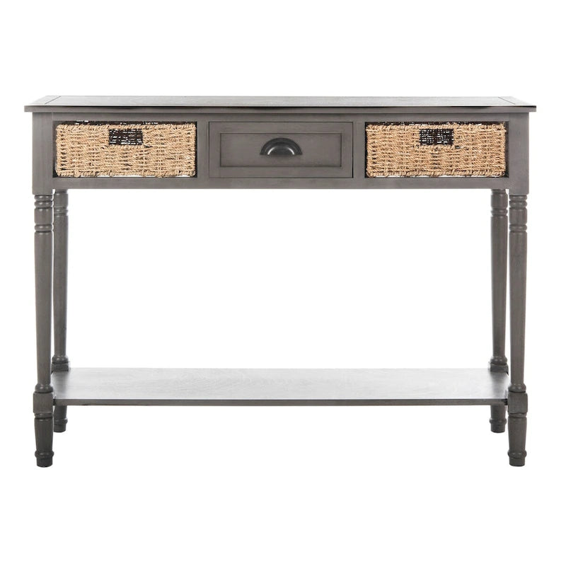 SAFAVIEH Edyth Grey Console - 44.5  x 13.4  x 31.5  - 45Wx13Dx32H