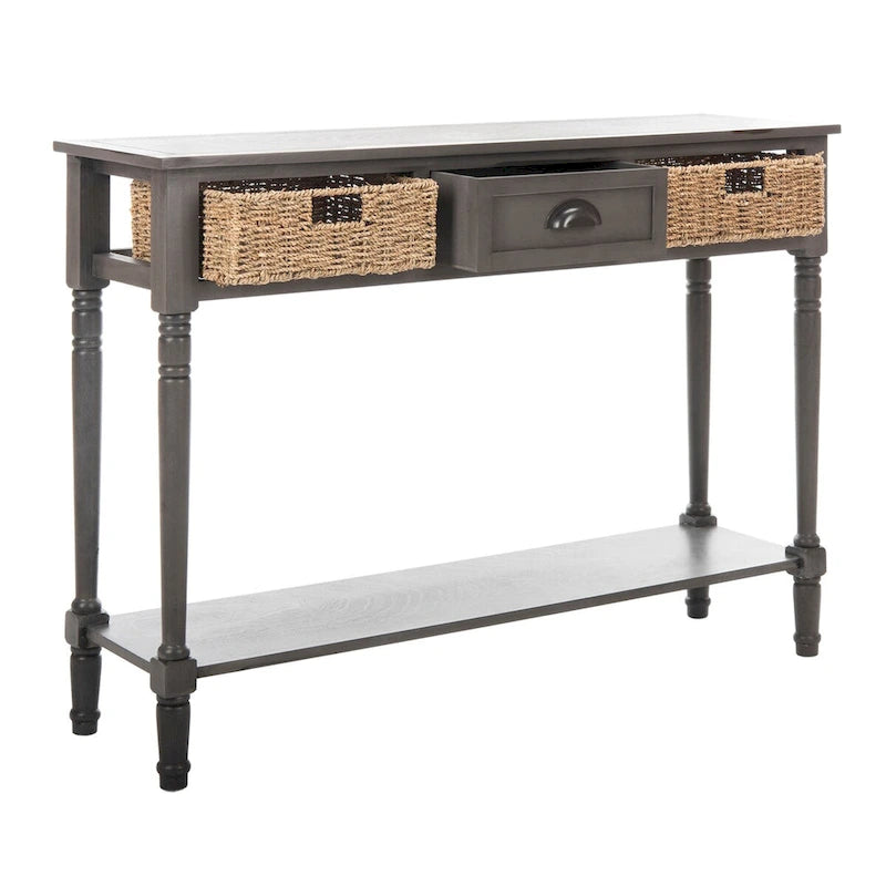 SAFAVIEH Edyth Grey Console - 44.5  x 13.4  x 31.5  - 45Wx13Dx32H