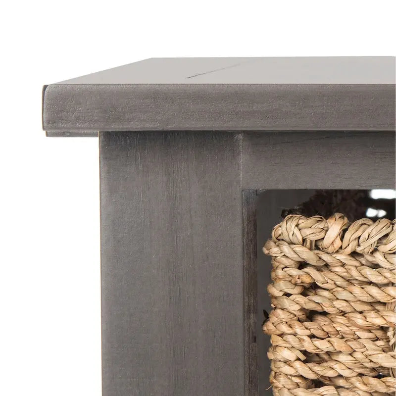 SAFAVIEH Edyth Grey Console - 44.5  x 13.4  x 31.5  - 45Wx13Dx32H