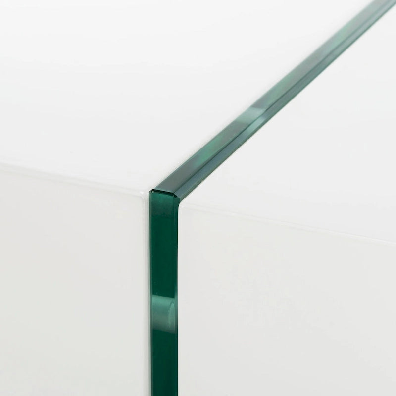 SAFAVIEH Pluma Glass Leg Rectangular Coffee Table - 43.3  W x 23.6  L x 15.7  H - 43Wx24Dx16H