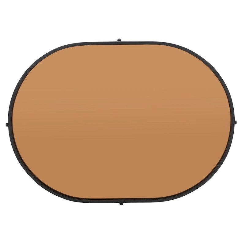 SAFAVIEH Glendora Mirrored Oval Coffee Table - 32 In. W x 23 In. D x 14 In. H - 32Wx23Dx14H