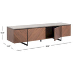 SAFAVIEH Couture Stine Chevron 60-inch TV Stand - 60  W x 16  L x 16  H - 60Wx16Dx16H