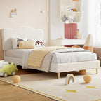 Upholstered Platform with Headboard