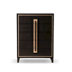 Furniture of America Nyx Modern 5-Drawer Espresso Solid Wood Chest