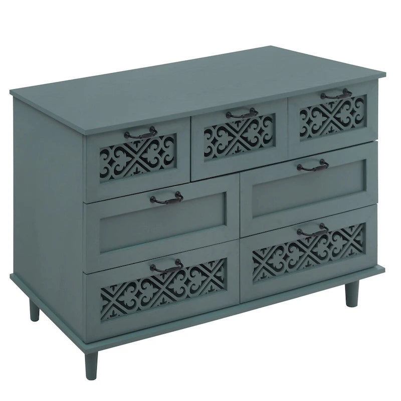 7 Drawer Cabinet American Furniture Suitable for Bedroom - N/A