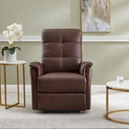 Hydeline Logan Power Headrest Top Grain Leather Recliner Chair