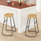 29.52  Stylish and Minimalist Bar Stools Set of 2, Counter Height Bar Stools, for Kitchen Island, Coffee Shop, Bar, Home Balcony