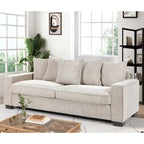 Transitional Track Arm Upholstered Indoor Sofa