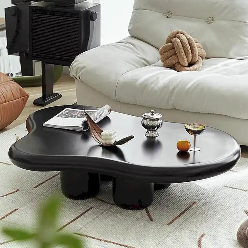 48.43 Modern Cloud Shaped Coffee Table for livingroom, 4 Legged Coffee Table - 48.4
