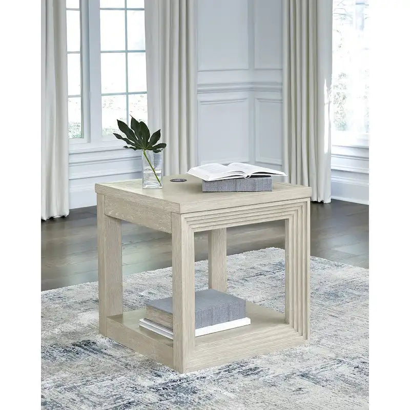 Signature Design by Ashley Marxhart Brown End Table - 24  W x 24  D x 24  H