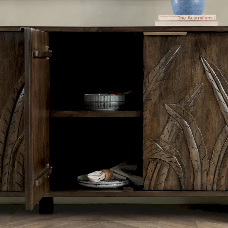 Classic Home Ledro 82  Solid Wood Sideboard