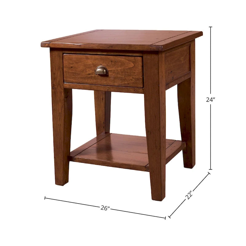 Dexter Reclaimed Wood Side Table