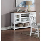 Sever With Open Shelves