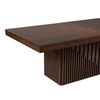 Ryn Dining Table, 60-78 Inch Removable Extendable Rectangular Top, Brown