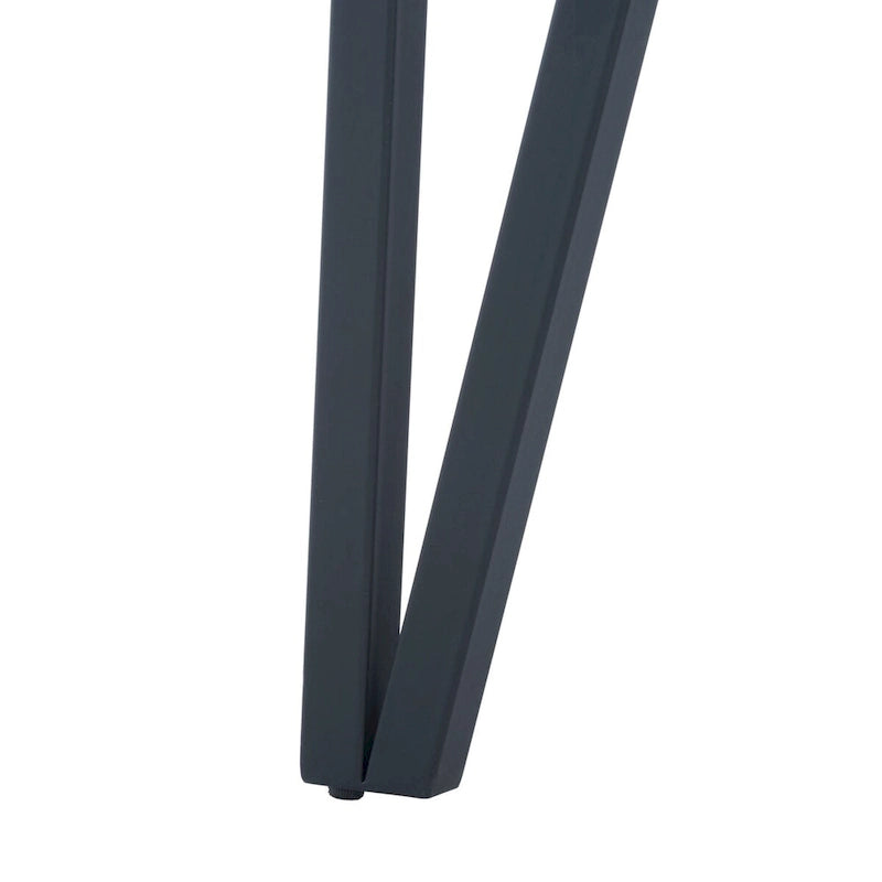 SAFAVIEH Asal Mid-Century Industrial Rustic Dining Room Table - 59.1  W x 35.4  L x 29.5  H - 59Wx35Dx30H