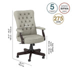 Arden Lane High Back Office Chair with Arms by Bush Business Furniture